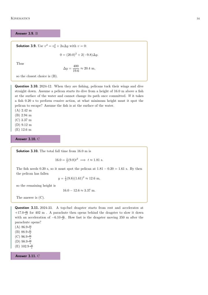 PhysicsBowl — Concise — sample page